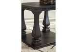 Wellturn Black Coffee Table and 1 End Table