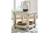 Carynhurst White Wash Gray End Table