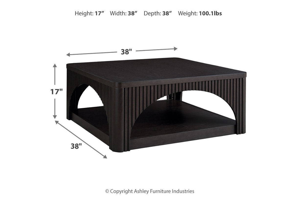 Yellink Black Coffee Table and 2 End Tables