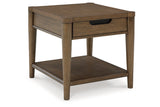 Roanhowe Brown Coffee Table and 2 End Tables