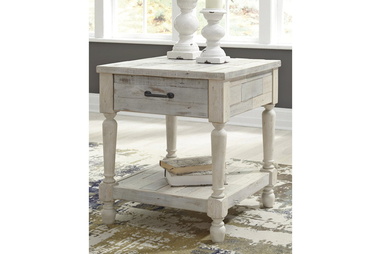 Shawnalore Whitewash End Table