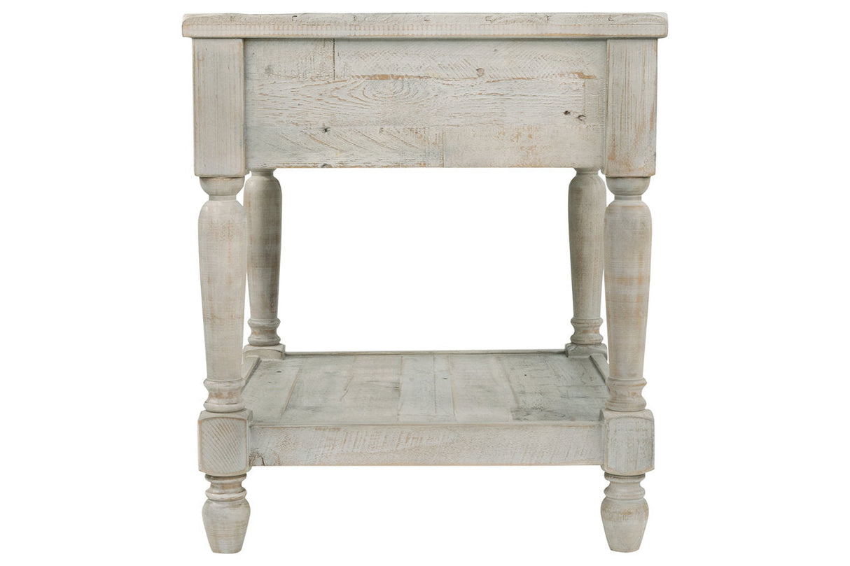 Shawnalore Whitewash End Table