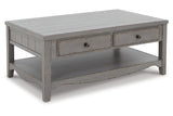 Charina Antique Gray Coffee Table