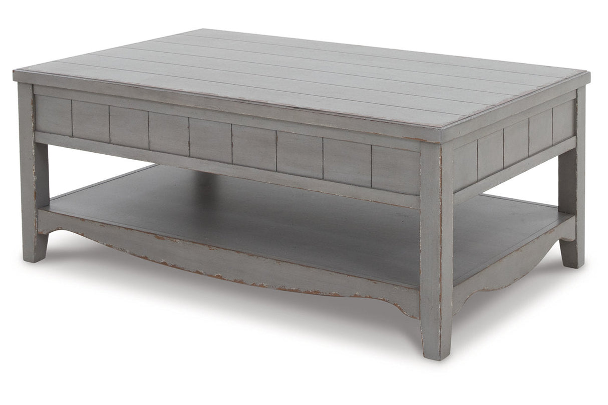 Charina Antique Gray Coffee Table