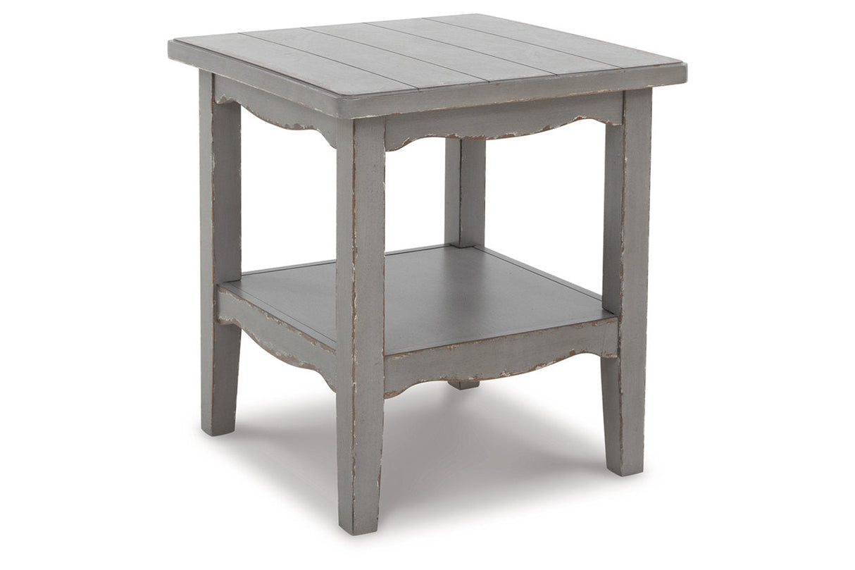 CHARINA Antique Gray End Table