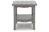 CHARINA Antique Gray End Table