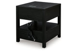 Winbardi Black Coffee Table and 2 End Tables