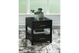 Winbardi Black Coffee Table and 2 End Tables