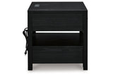 Winbardi Black Coffee Table and 2 End Tables