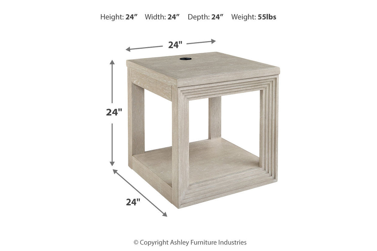 Marxhart Bisque Lift-top Coffee Table and 2 End Tables