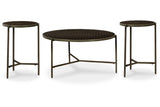 Doraley Brown/Gray Coffee Table and 2 End Tables