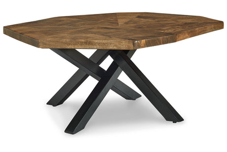 Haileeton Brown/Black Coffee Table