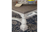 Havalance Gray/White Coffee Table and 2 End Tables