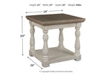 Havalance Gray/White End Table