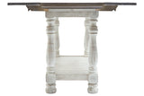 Havalance Gray/White Sofa/Console Table