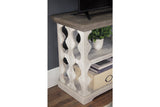 Havalance Gray/White Sofa/Console Table