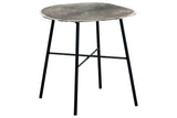 Laverford Chrome/Black End Table