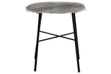 Laverford Chrome/Black End Table