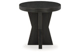 Galliden Black Coffee Table and 2 End Tables