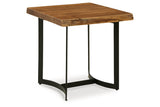 Fortmaine Brown/Black Coffee Table and 2 End Tables