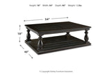 Mallacar Black Coffee Table and 2 End Tables