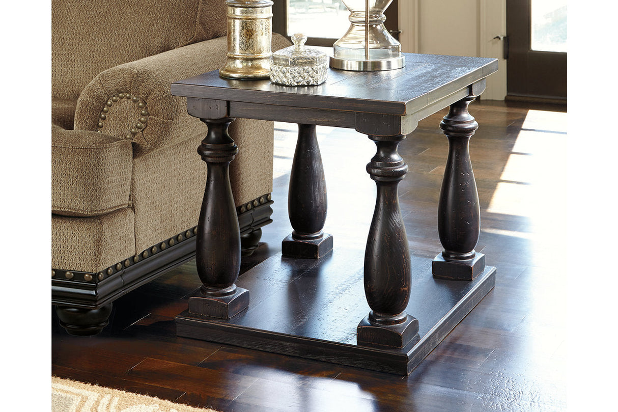 Mallacar Black Coffee Table and 2 End Tables