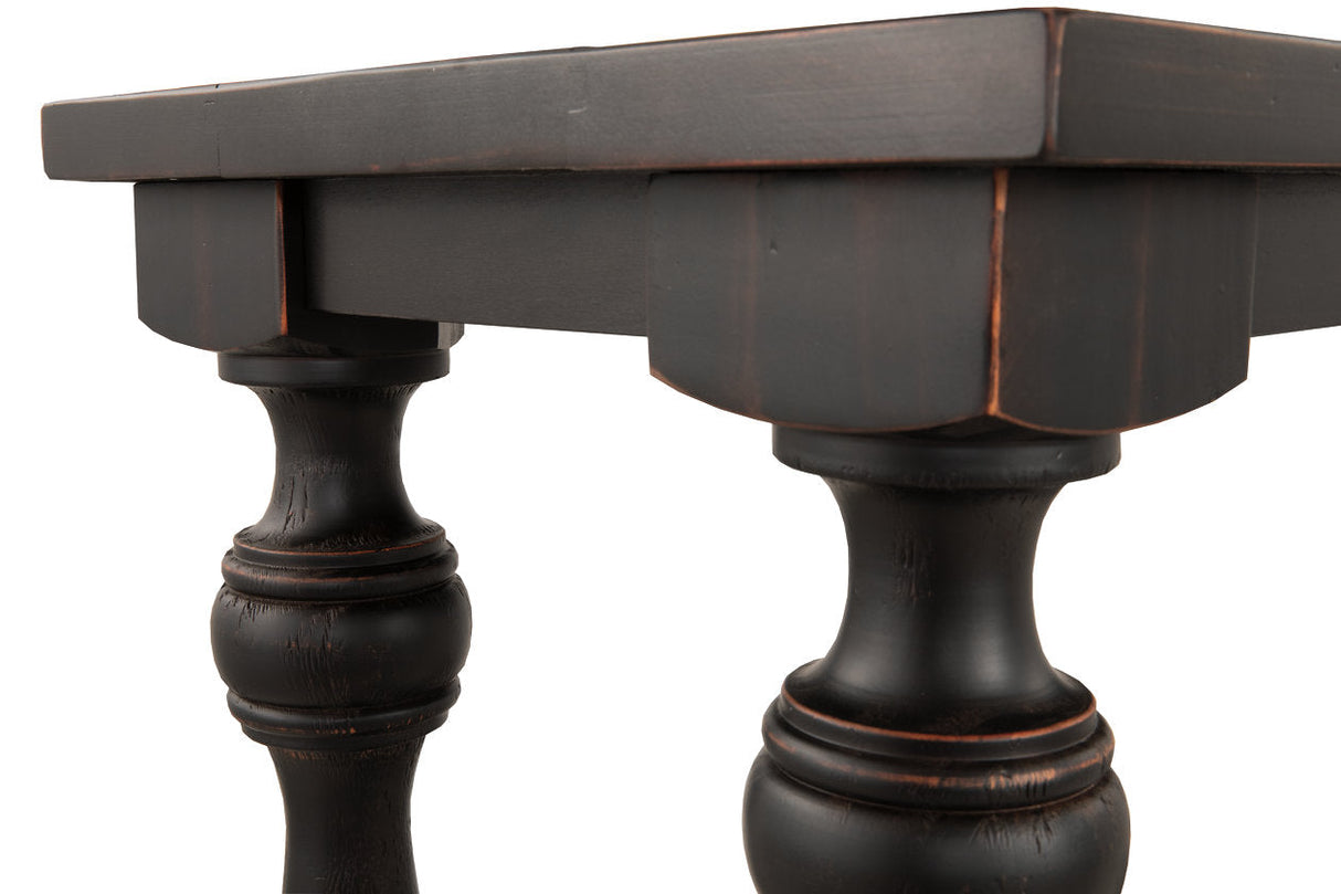 Mallacar Black Sofa/Console Table