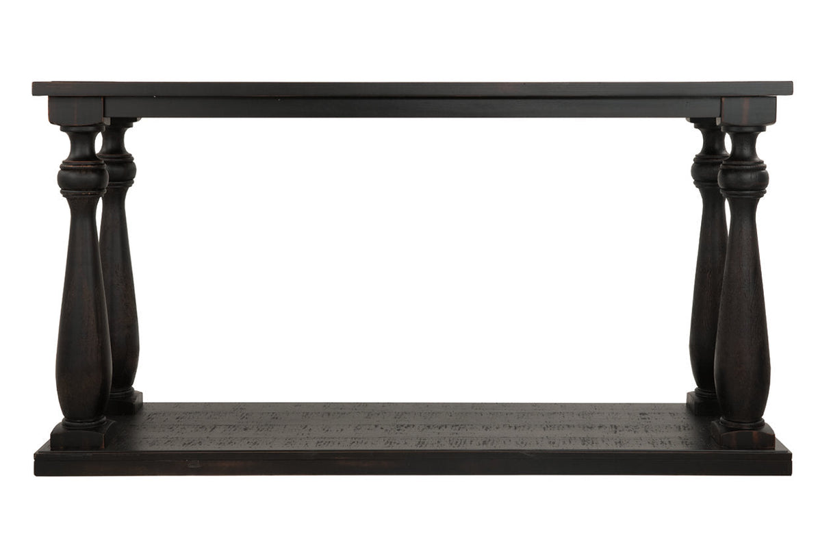 Mallacar Black Sofa/Console Table