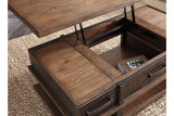 Stanah Two-tone Coffee Table with Lift Top