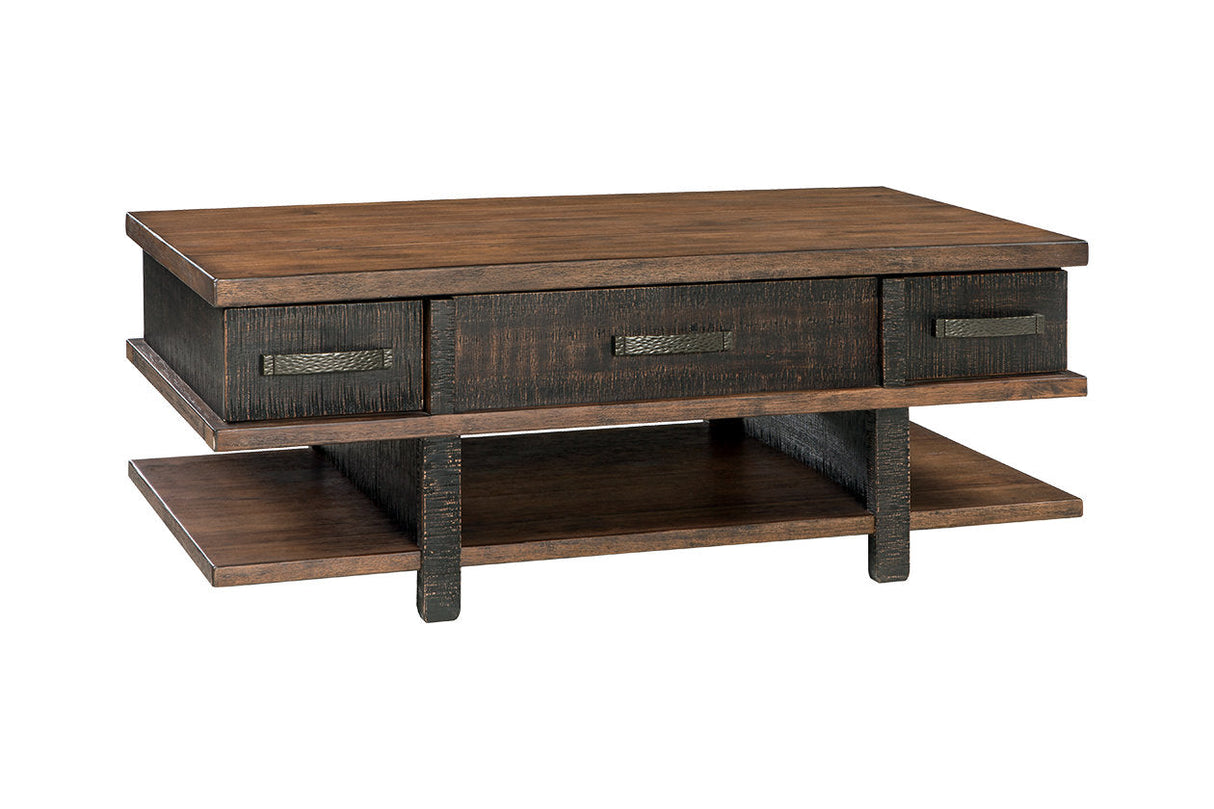 Stanah Two-tone Coffee Table with Lift Top