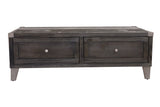 Todoe Dark Gray Coffee Table with Lift Top