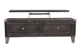 Todoe Dark Gray Coffee Table with Lift Top