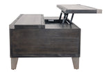 Todoe Dark Gray Coffee Table with Lift Top