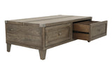 Chazney Rustic Brown Coffee Table with Lift Top