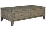 Chazney Rustic Brown Coffee Table with Lift Top