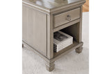 Lexorne Gray Coffee Table and 2 End Tables