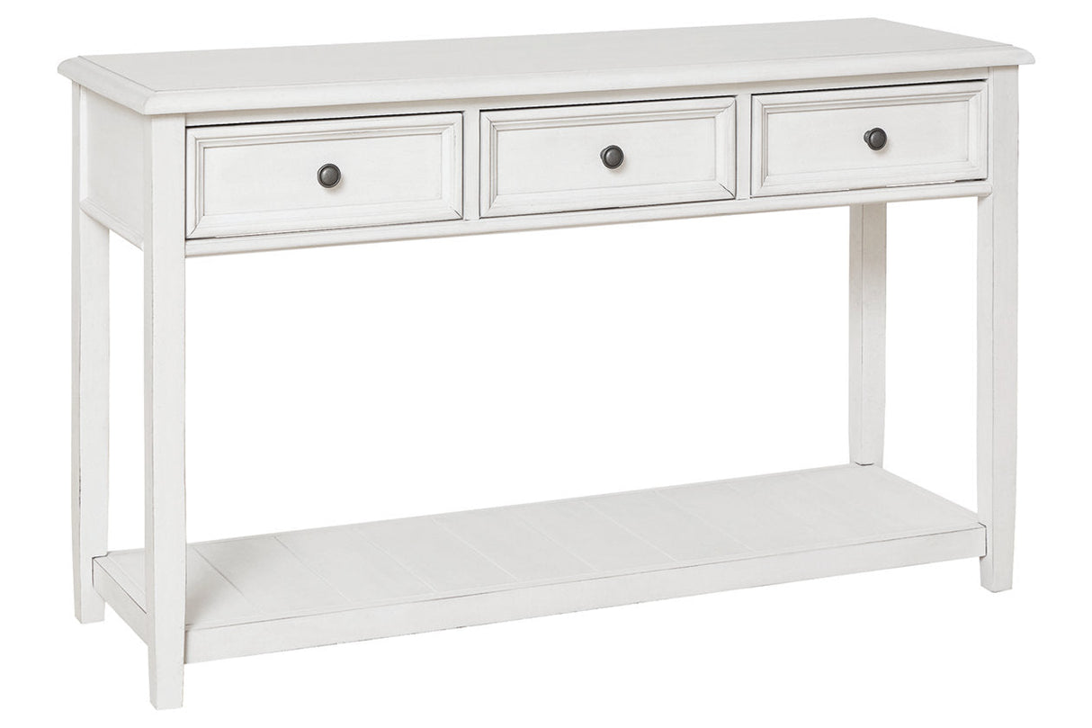 Kanwyn Whitewash Sofa Table