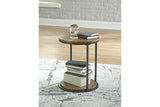 Fridley Brown/Black End Table