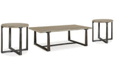 Dalenville Gray Coffee Table and 2 End Tables