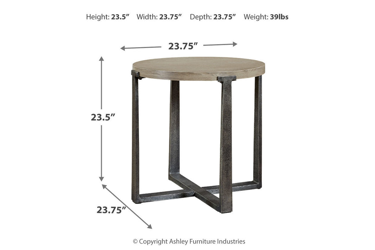 Dalenville Gray Coffee Table and 2 End Tables