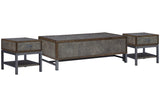 Derrylin Brown Lift-top Coffee Table and 2 End Tables