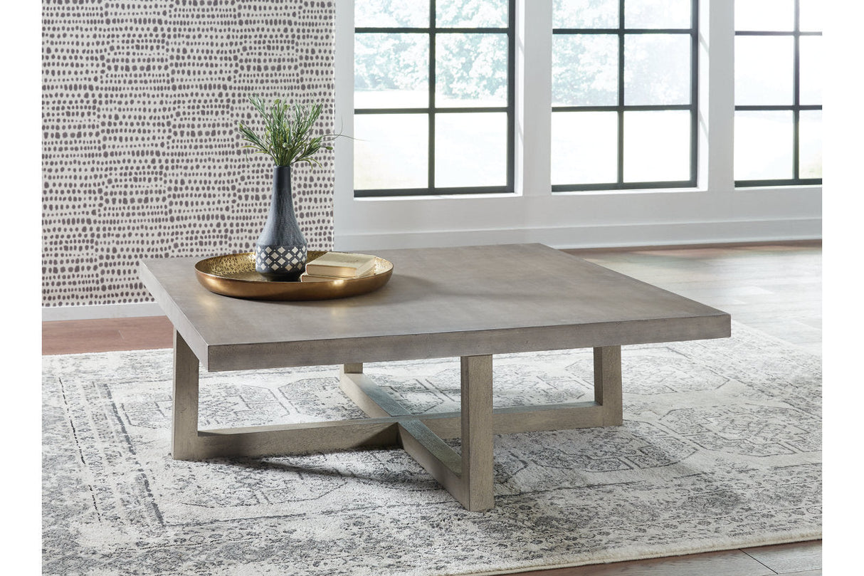 Lockthorne Gray Coffee Table and 2 End Tables