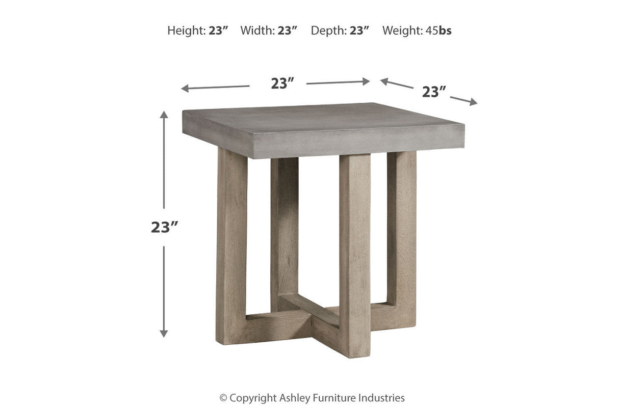 Lockthorne Gray Coffee Table and 2 End Tables