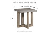 Lockthorne Gray Coffee Table and 2 End Tables