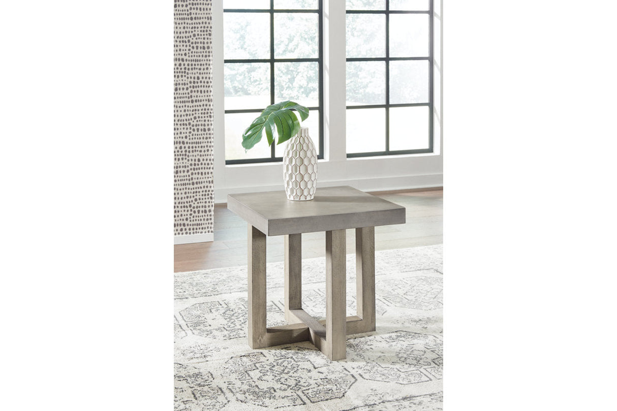 Lockthorne Gray Coffee Table and 2 End Tables