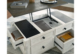 Havalance White/Gray Lift-Top Coffee Table