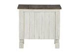 Havalance White/Gray Chairside End Table