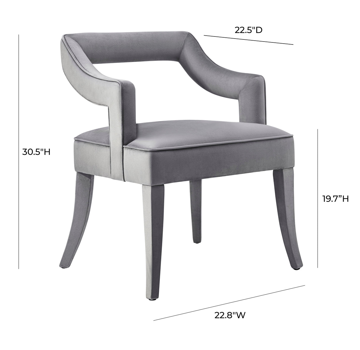 Tiffany Velvet Chair by TOV Furniture at Eve Furniture