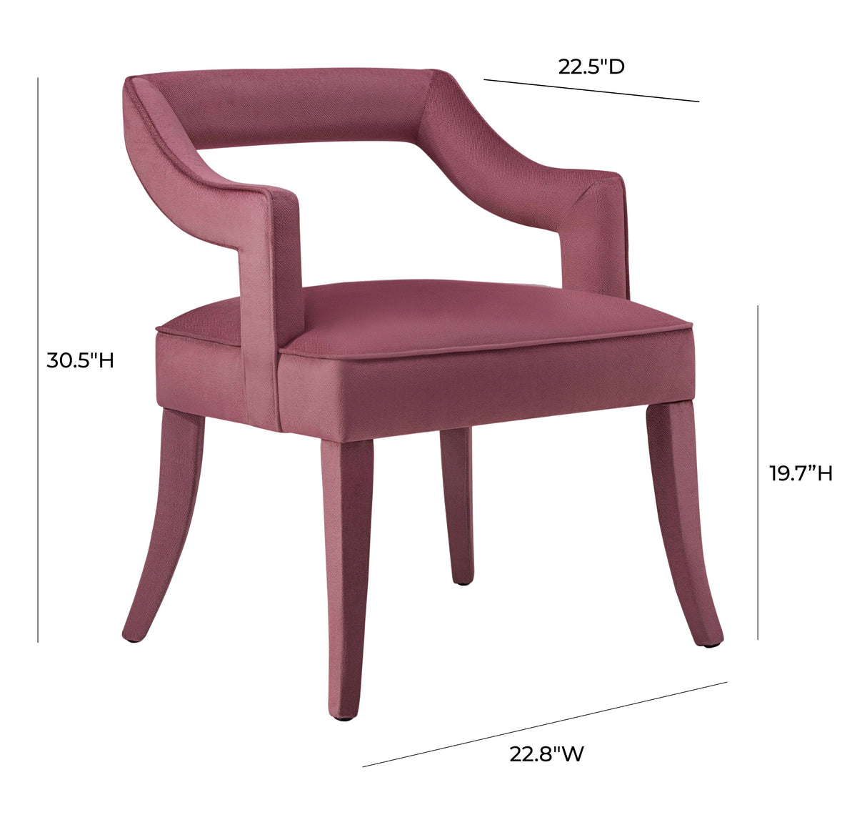 Tiffany Velvet Chair by TOV Furniture at Eve Furniture