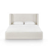 Harmony Cream Performance Chenille Queen Bed